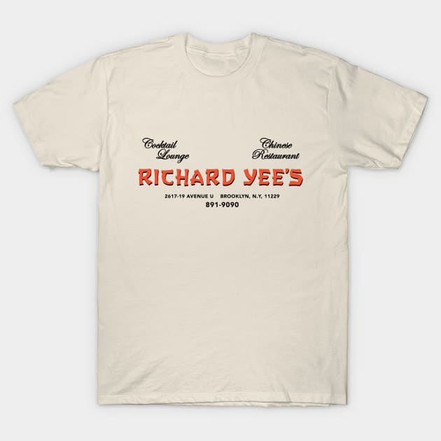 Richard Yee's Chinese Restaurant T-Shirt by Pop Fan Shop